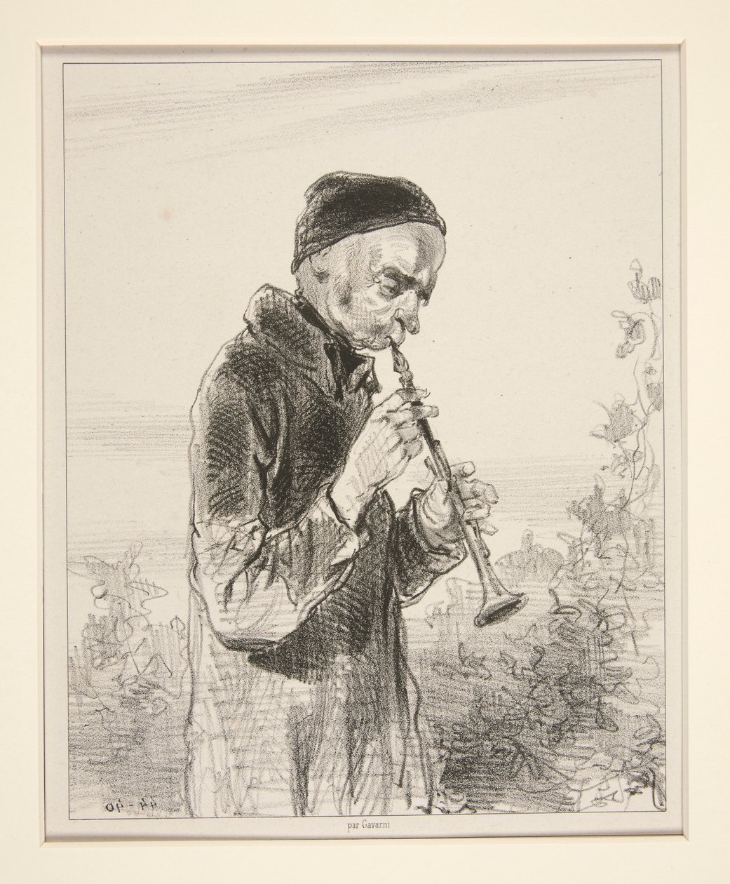 Clarinete. de Paul Gavarni
