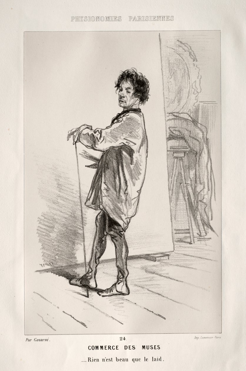 Comercio de las Musas de Paul Gavarni