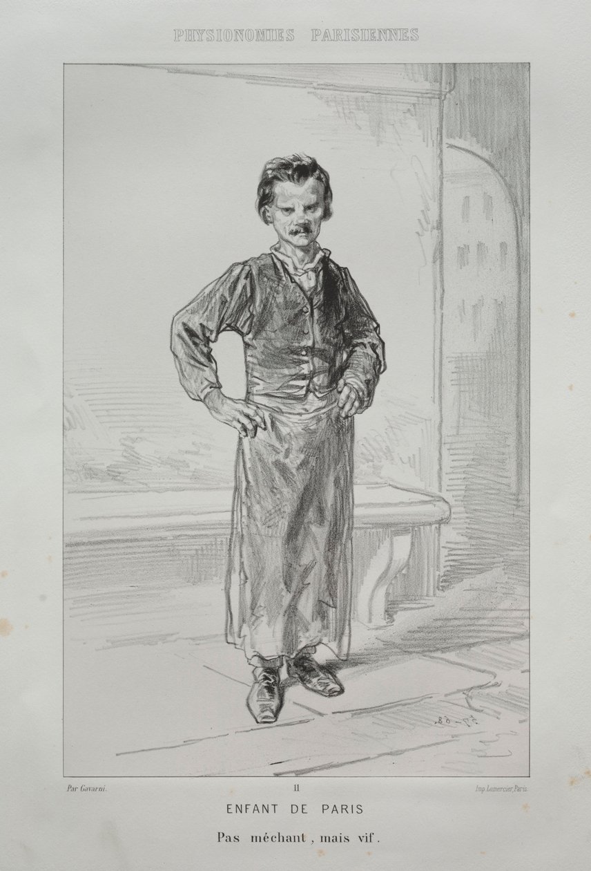 Niño de París de Paul Gavarni