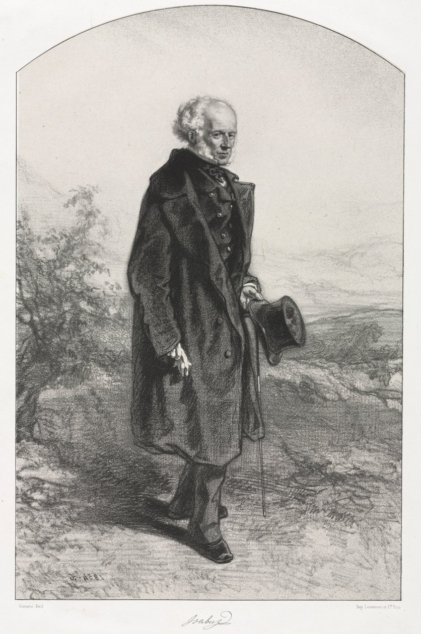 Jean Baptiste Isabey de Paul Gavarni