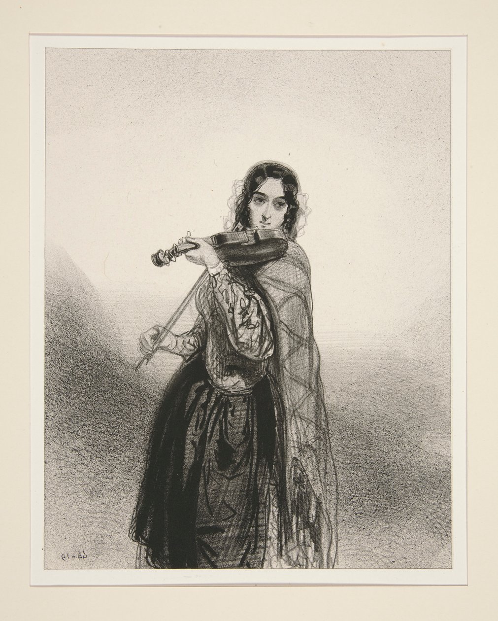 EL CAFÉ CANTANTE. de Paul Gavarni