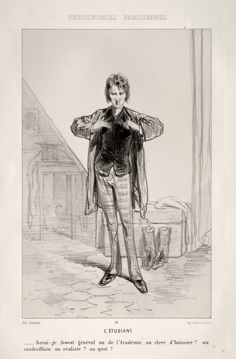 El Estudiante de Paul Gavarni