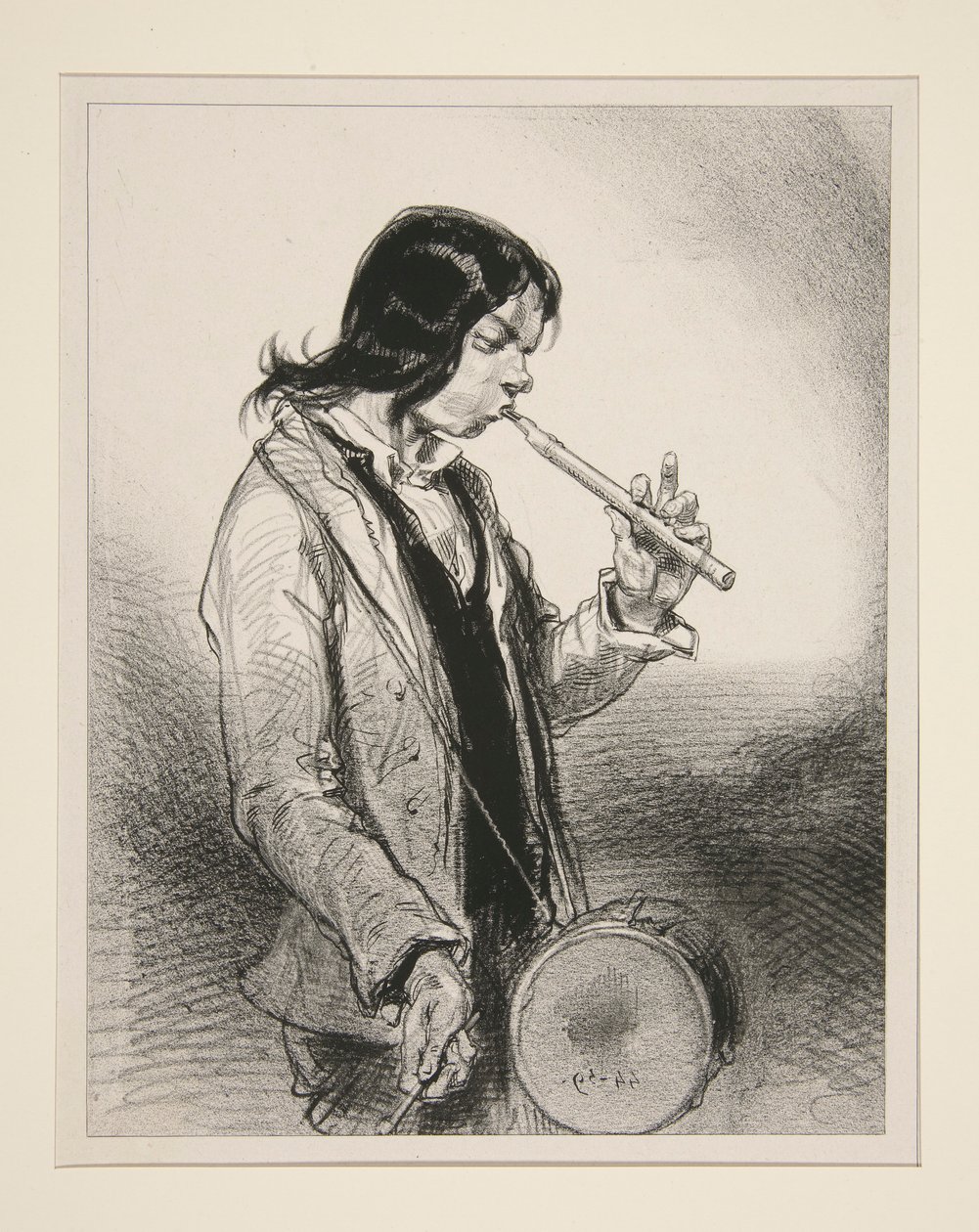 Le Galoubet. de Paul Gavarni