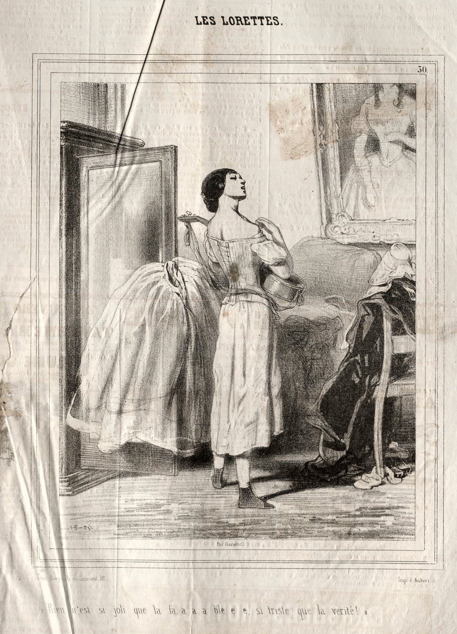 Les Lorettes de Paul Gavarni