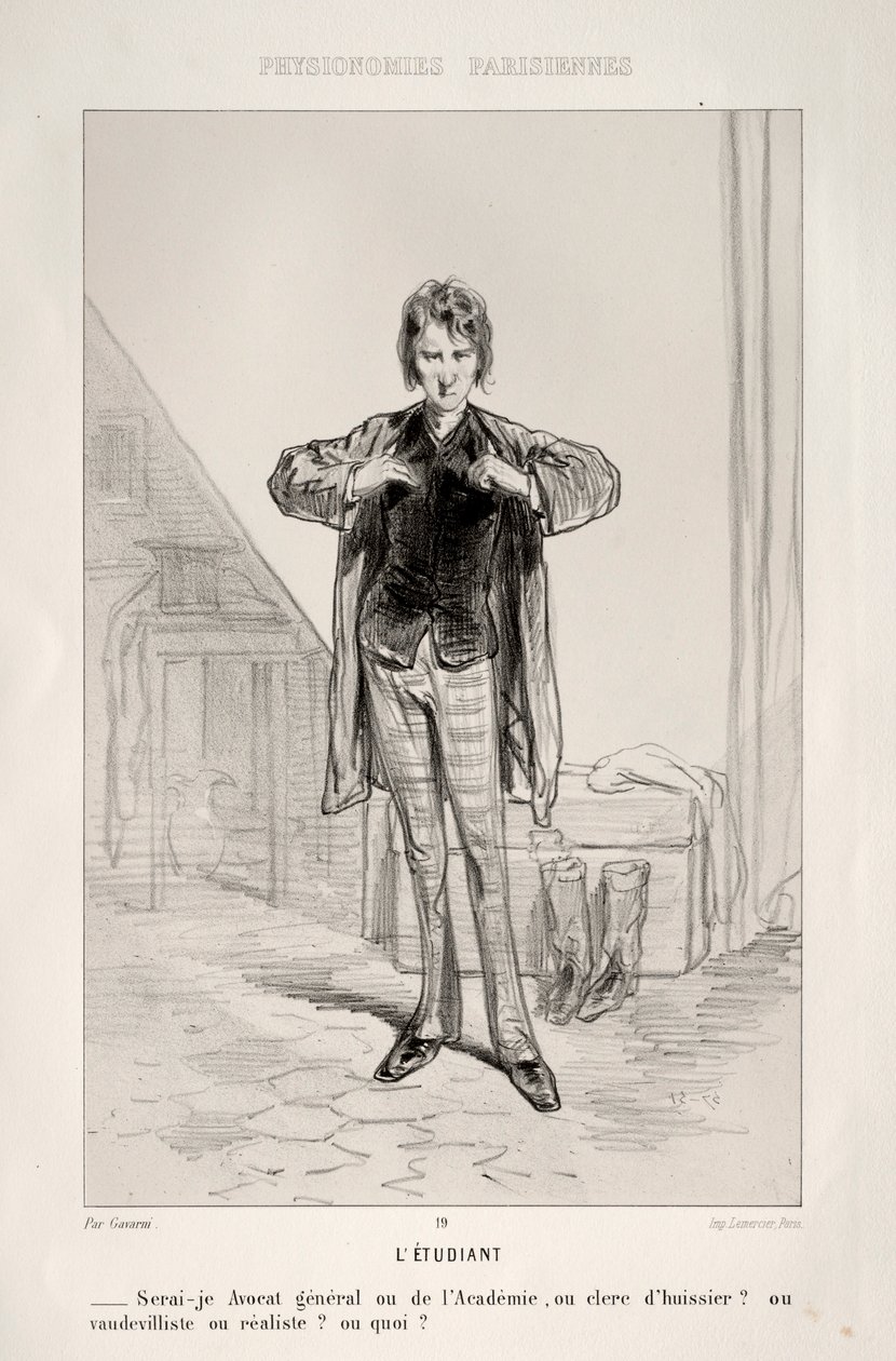 El Estudiante de Paul Gavarni