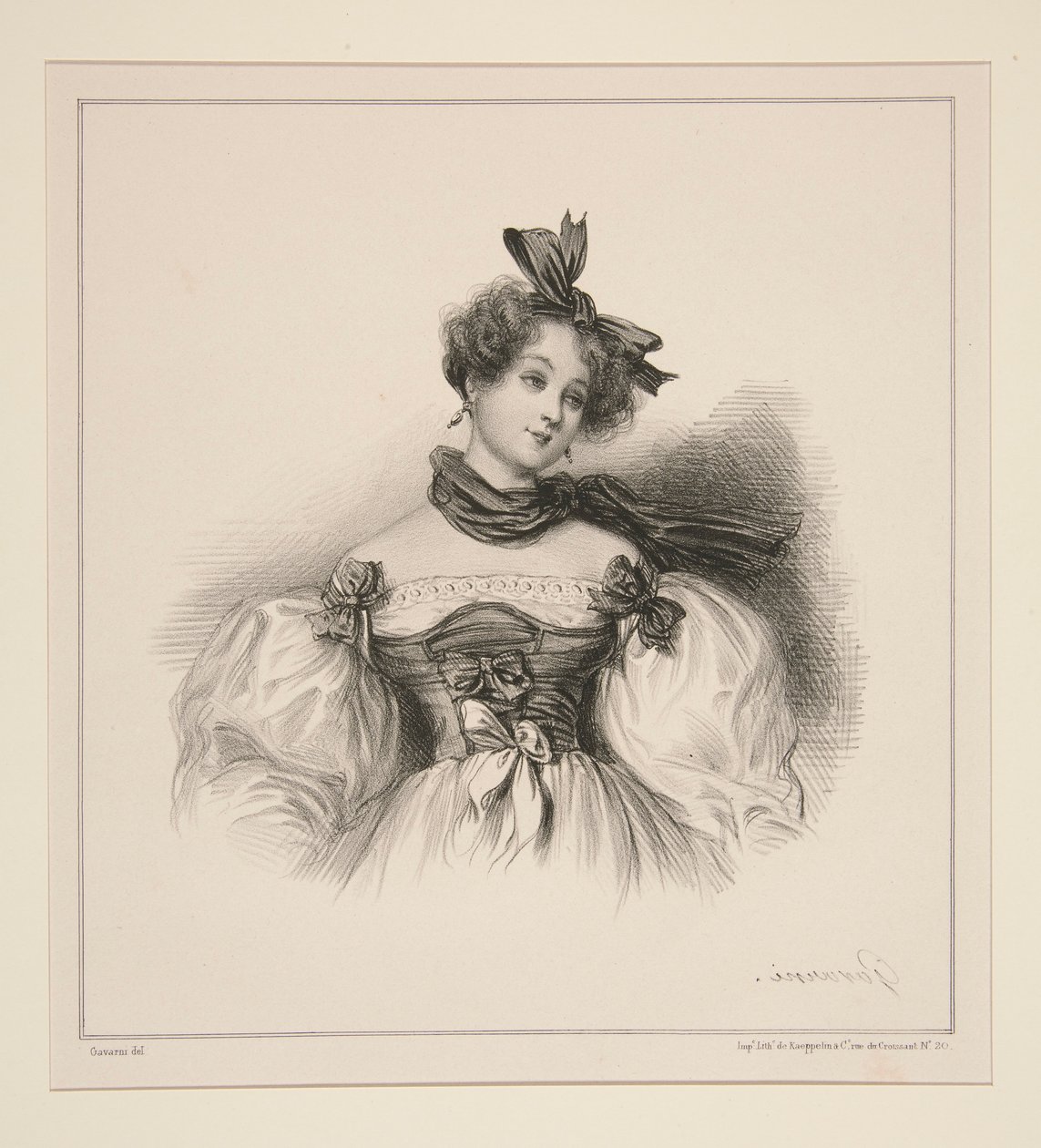 MUJER CAMPESINA DE ROCHERSBERG de Paul Gavarni