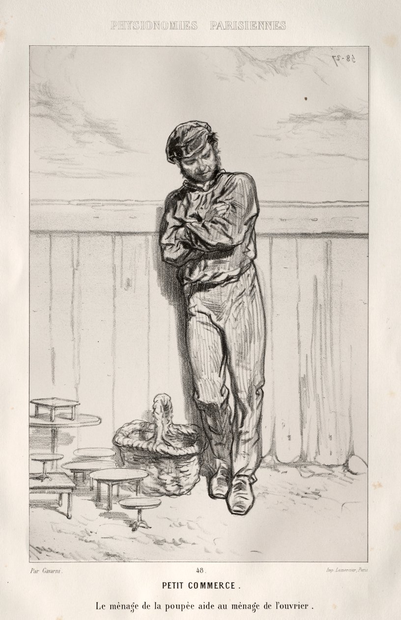 Pequeño Comercio de Paul Gavarni