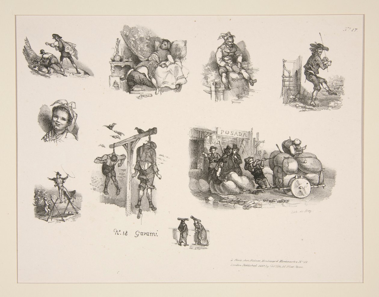 Pequeñas figuras XVII. de Paul Gavarni