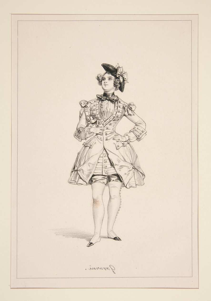 SOLDADO EN GUARDIA. de Paul Gavarni