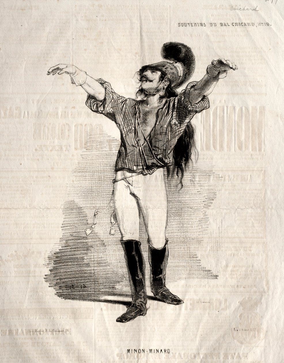 Recuerdos del Bal Chicard: Mignon-Minard de Paul Gavarni