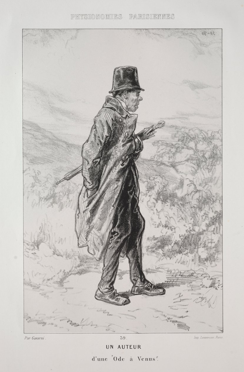 Un Autor de Paul Gavarni
