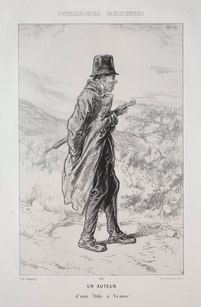Un Autor de Paul Gavarni