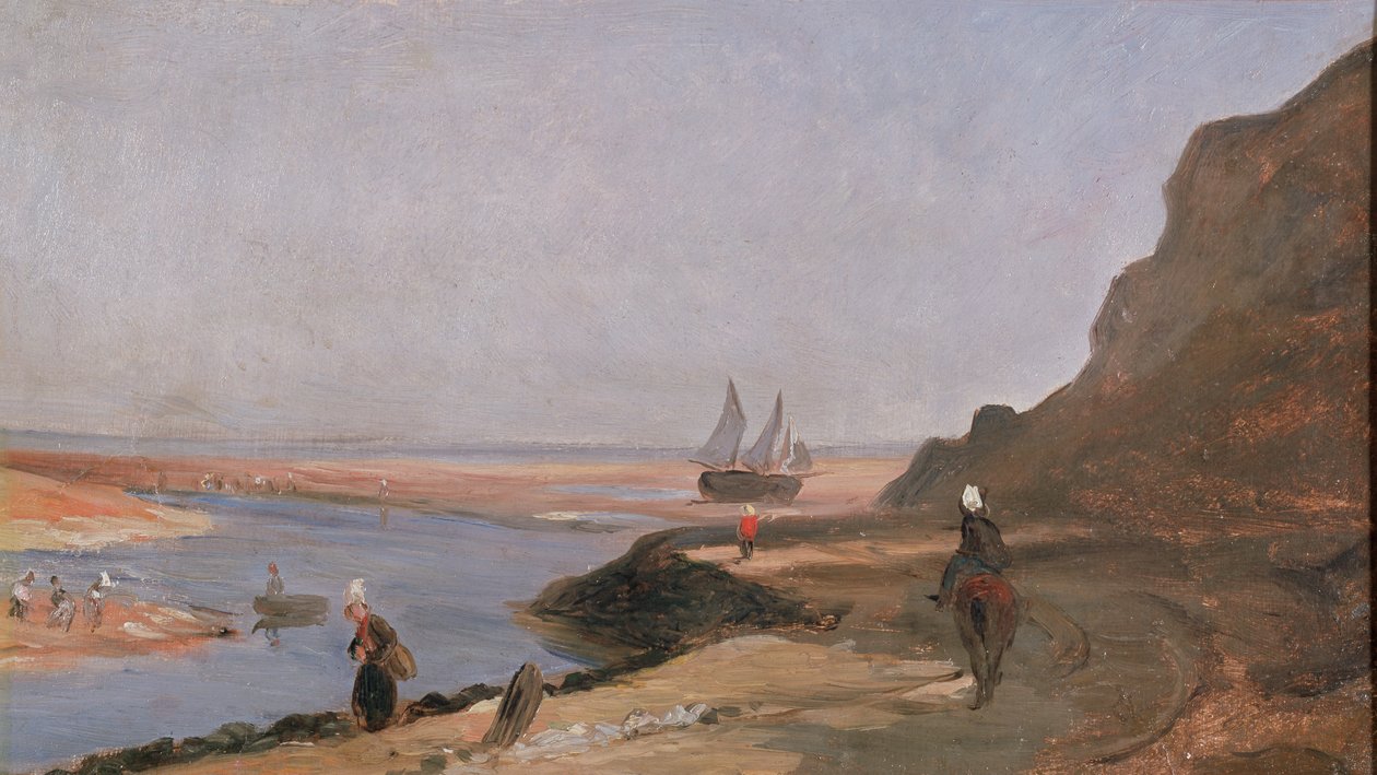 El estuario en Trouville, 1864 de Paul Huet