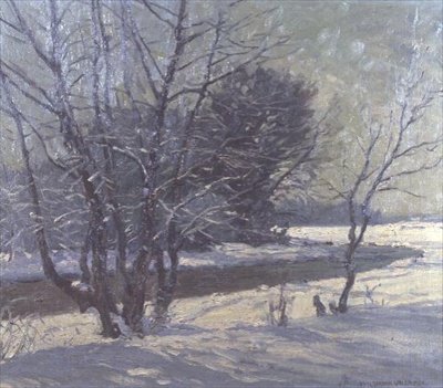 Paisaje de invierno de Paul Johann Walch