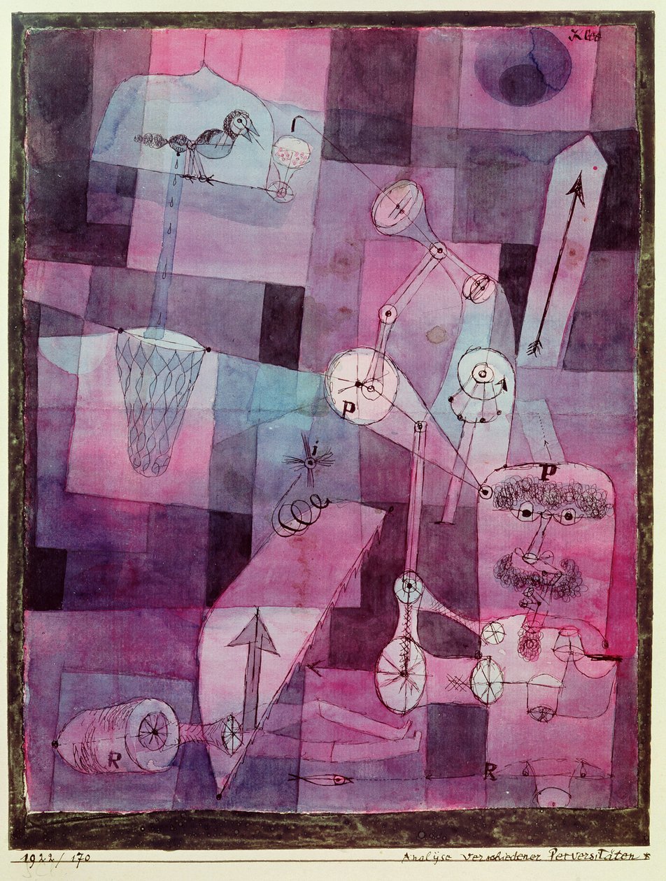 Análisis de diversas perversidades de Paul Klee