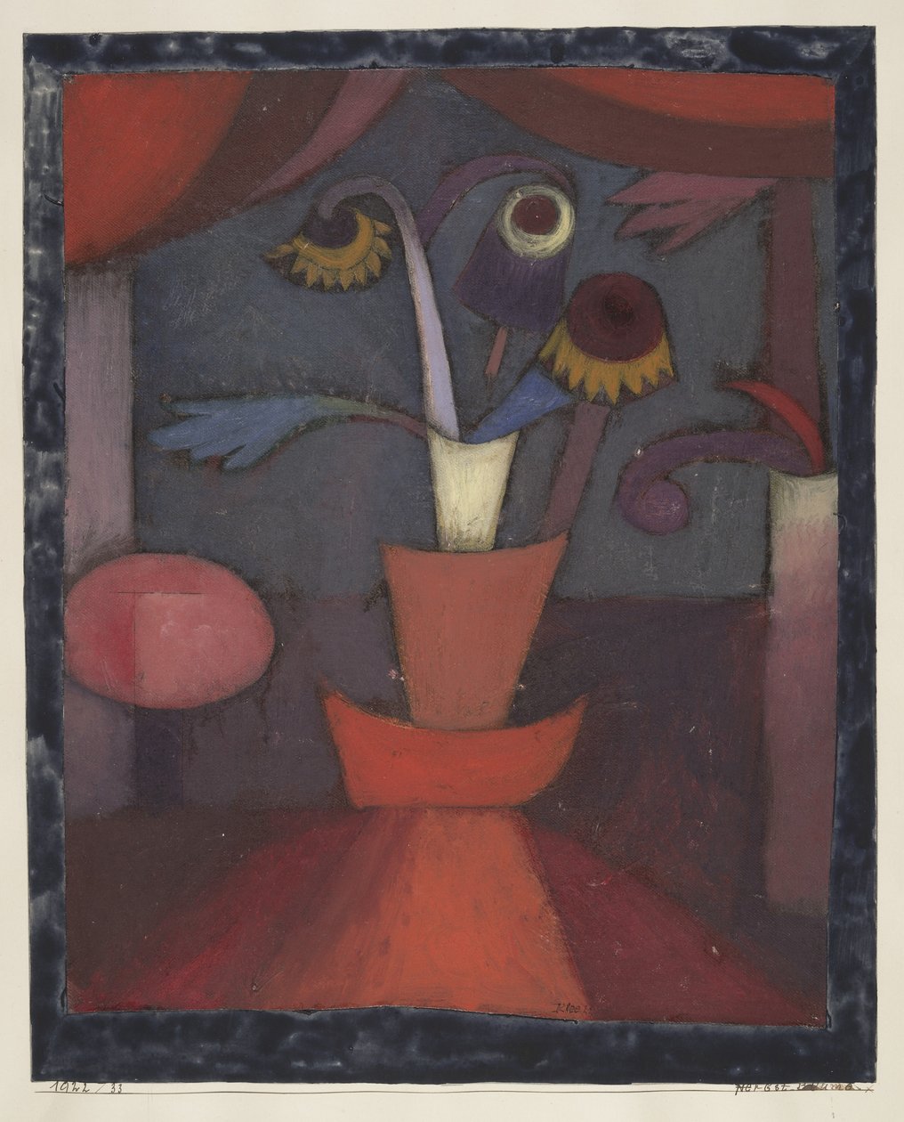 Flor de otoño de Paul Klee