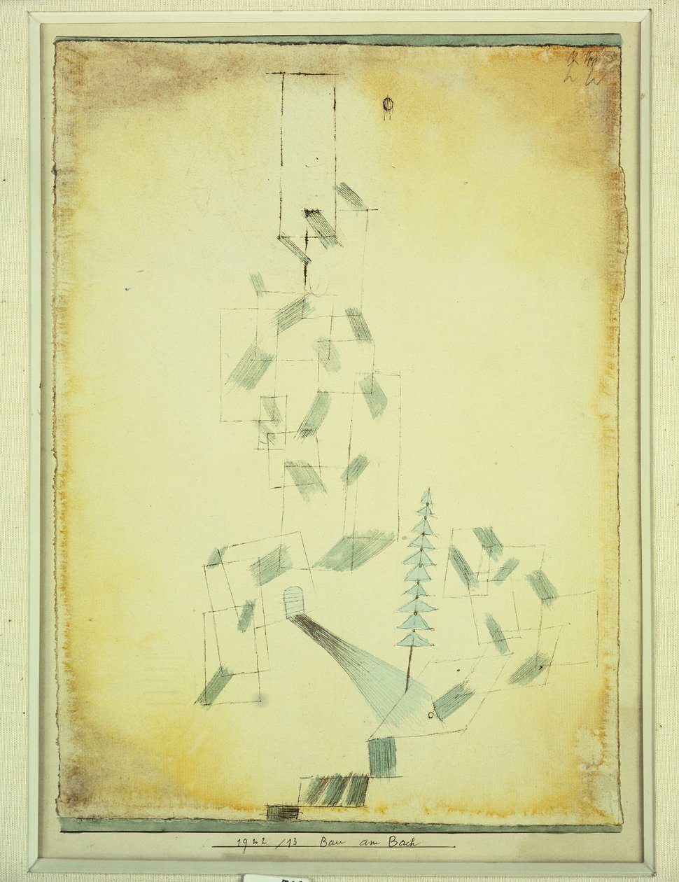 Construir junto al arroyo de Paul Klee