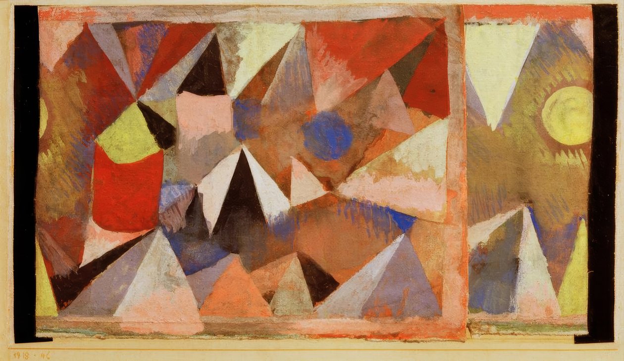 Paisaje de Montaña de Paul Klee