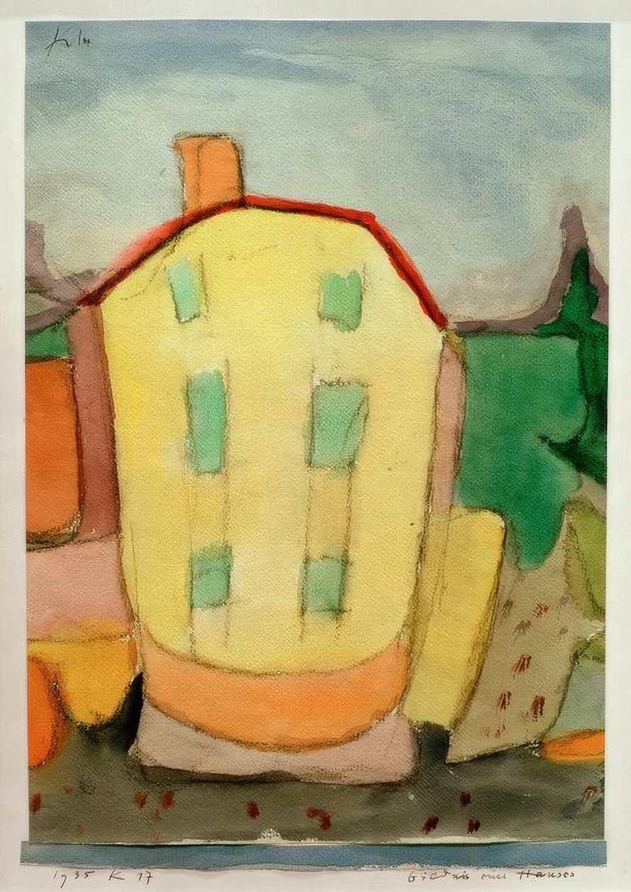 Retrato de una casa de Paul Klee