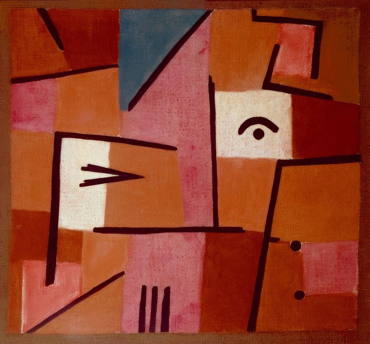 Vista desde el rojo de Paul Klee