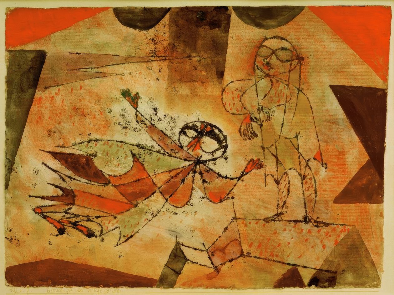 Mensaje del espíritu del aire de Paul Klee
