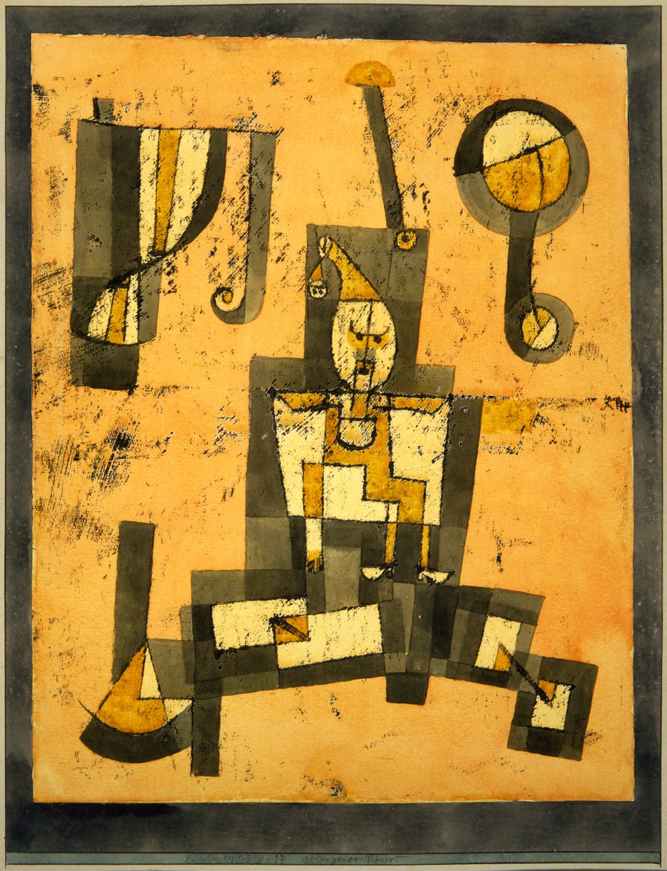 Pierrot cautivo de Paul Klee