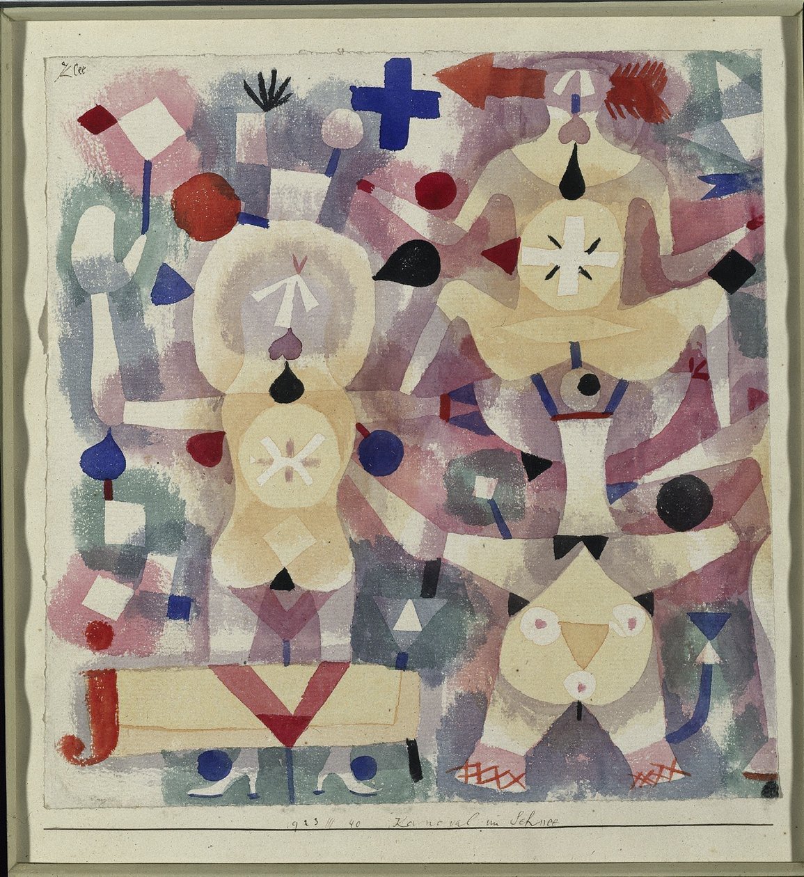 Carnival in the Snow de Paul Klee