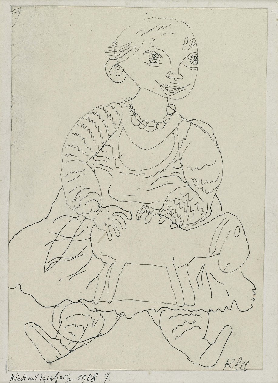 Niño con un juguete de Paul Klee