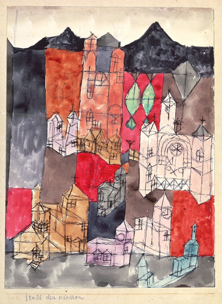 Ciudad de las Iglesias de Paul Klee