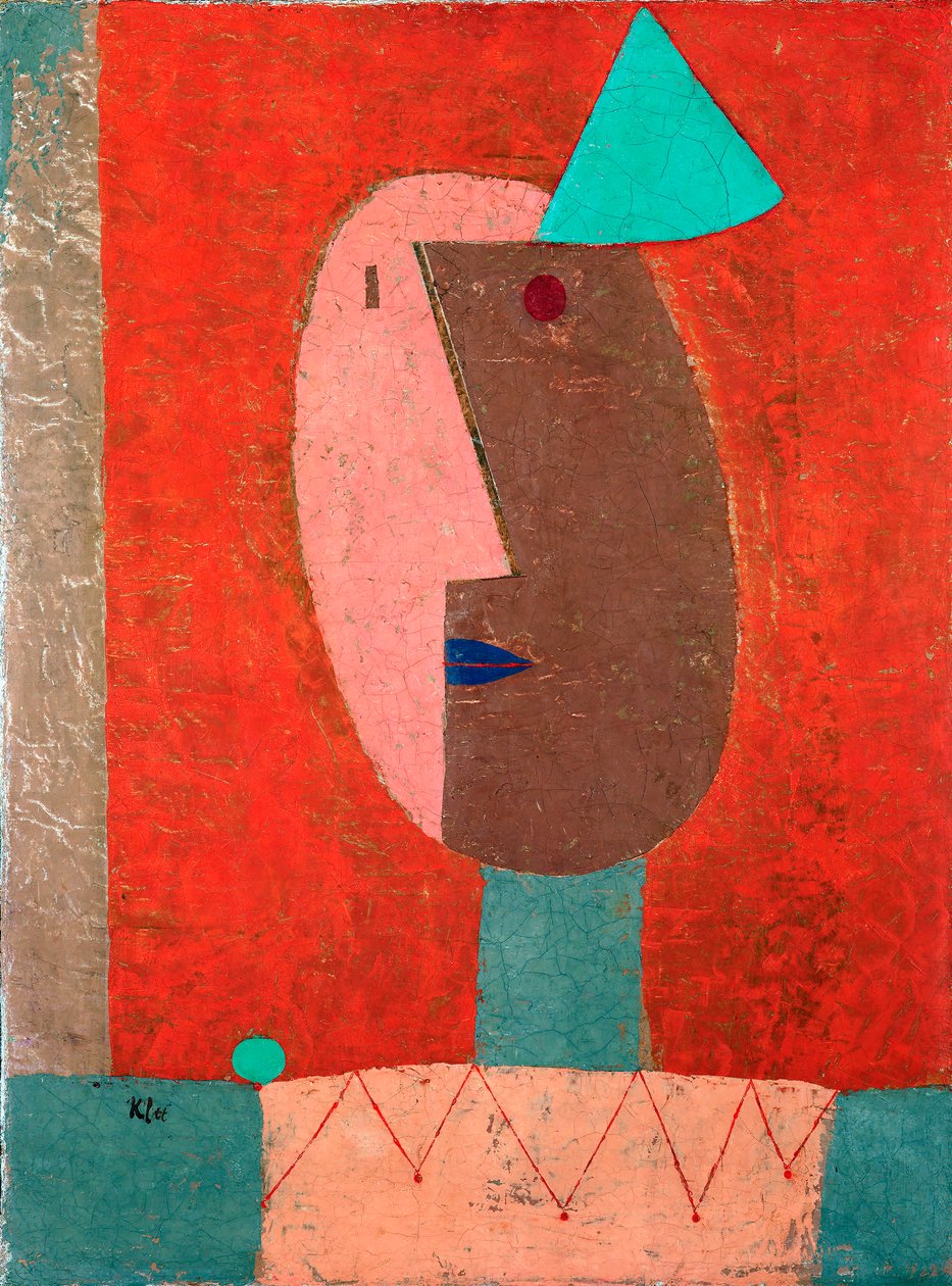 "Payaso "1929 (óleo sobre lienzo) de Paul Klee