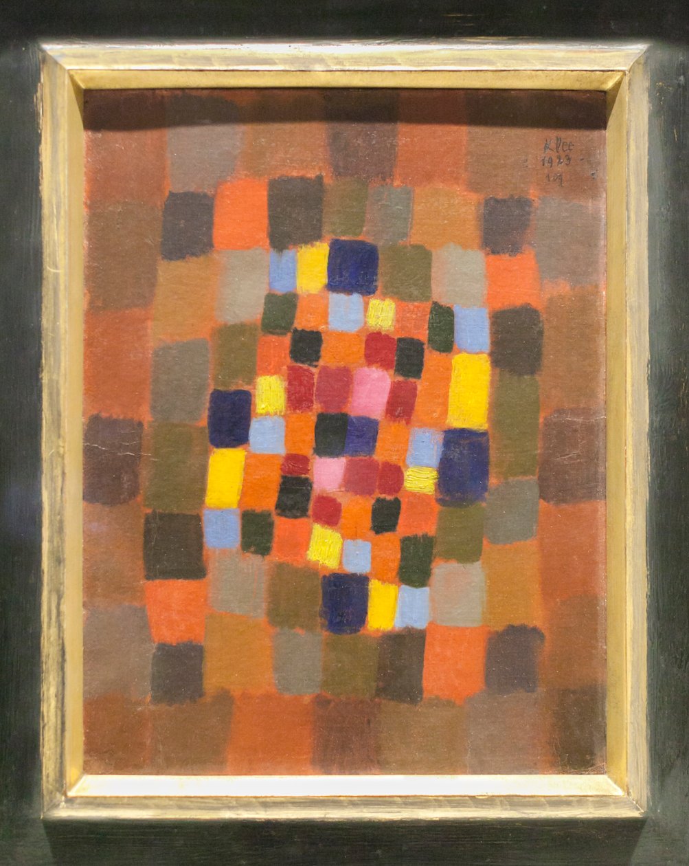 Macizo de flores de colores (remolacha buntes) de Paul Klee