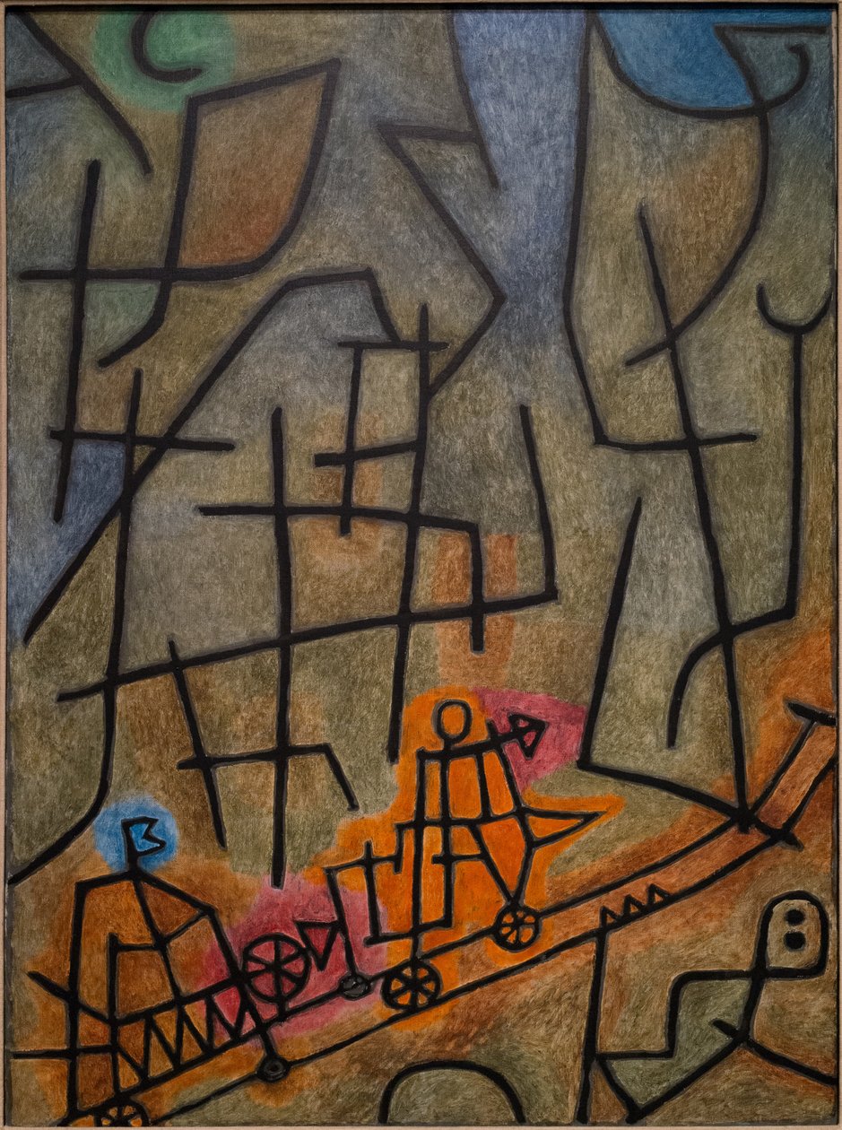 Conquista de la montaña de Paul Klee