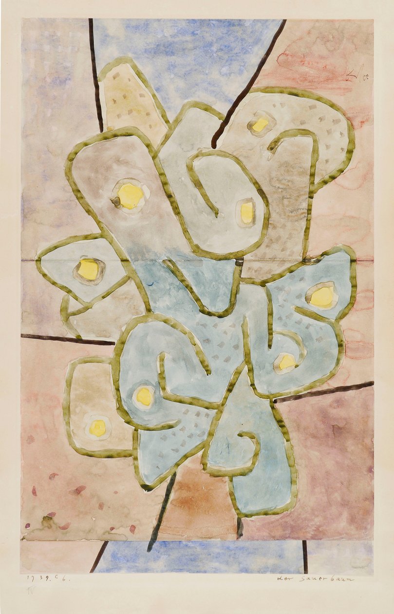 Der Sauerbaum El Árbol Agrio, 1939 de Paul Klee