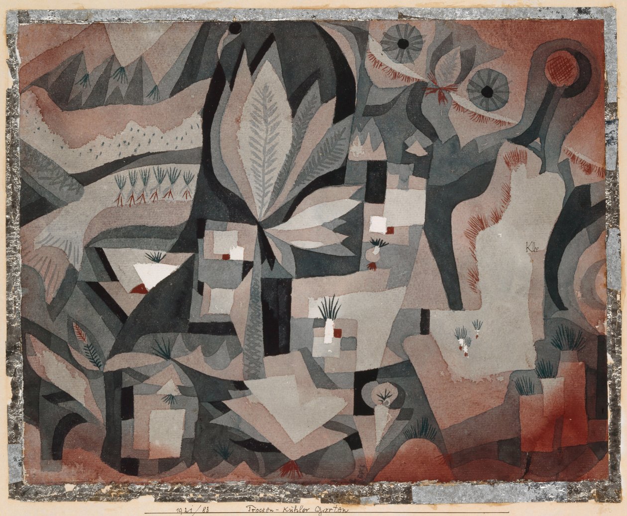 Jardín Seco y Fresco, 1921 de Paul Klee