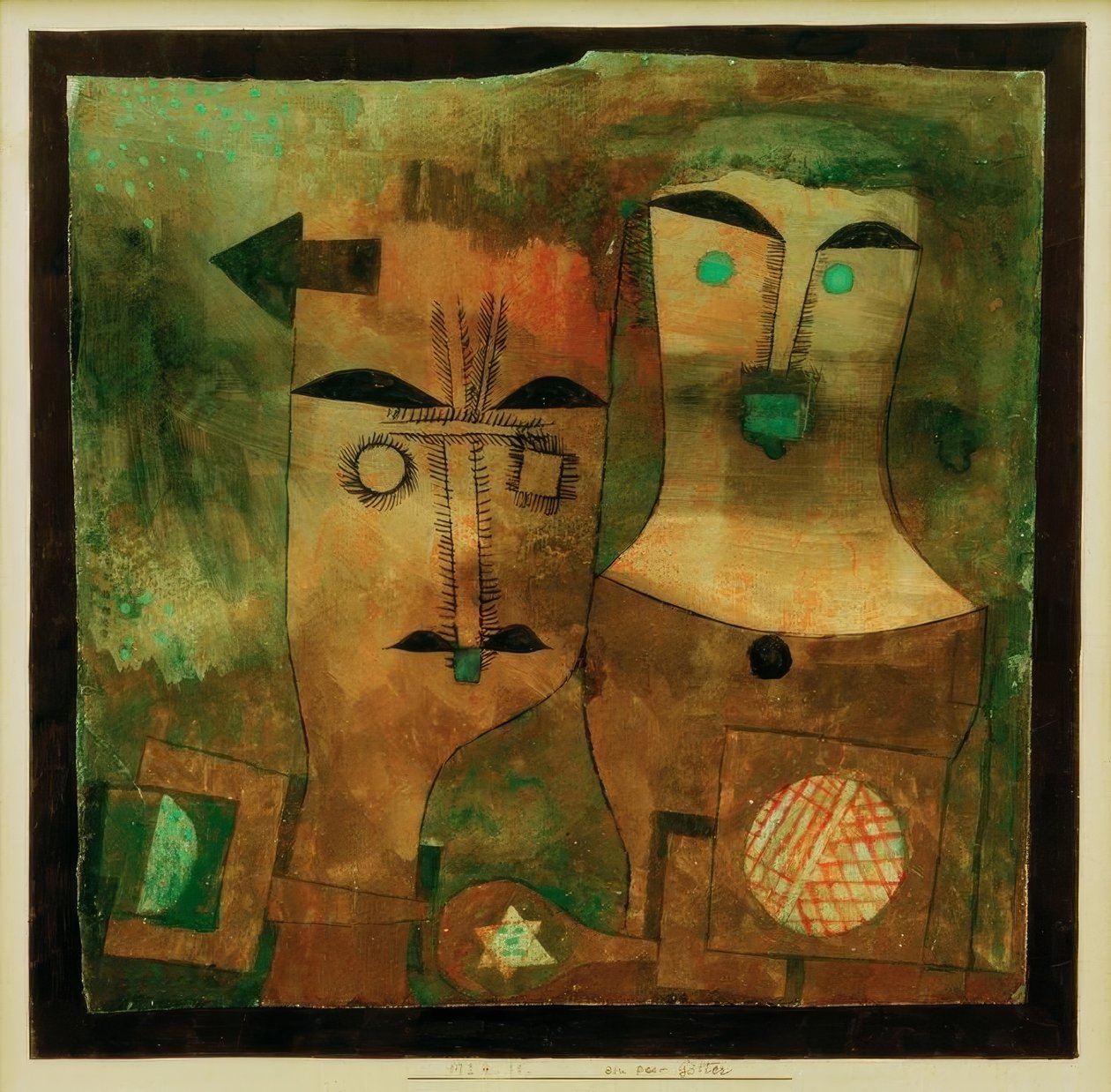 Un Par de Dioses de Paul Klee