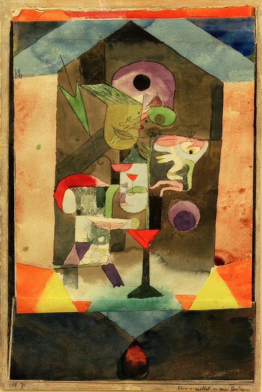 Imagen de recuerdo de una concepción de Paul Klee