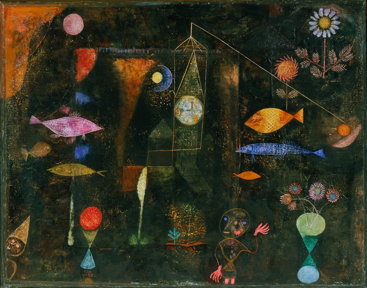 Magia de los peces de Paul Klee