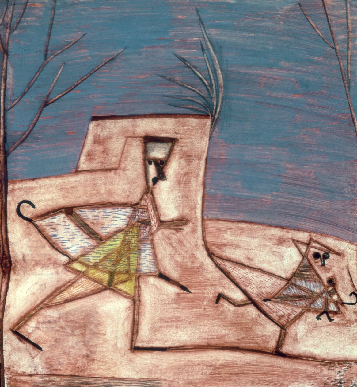 Niños que huyen de Paul Klee