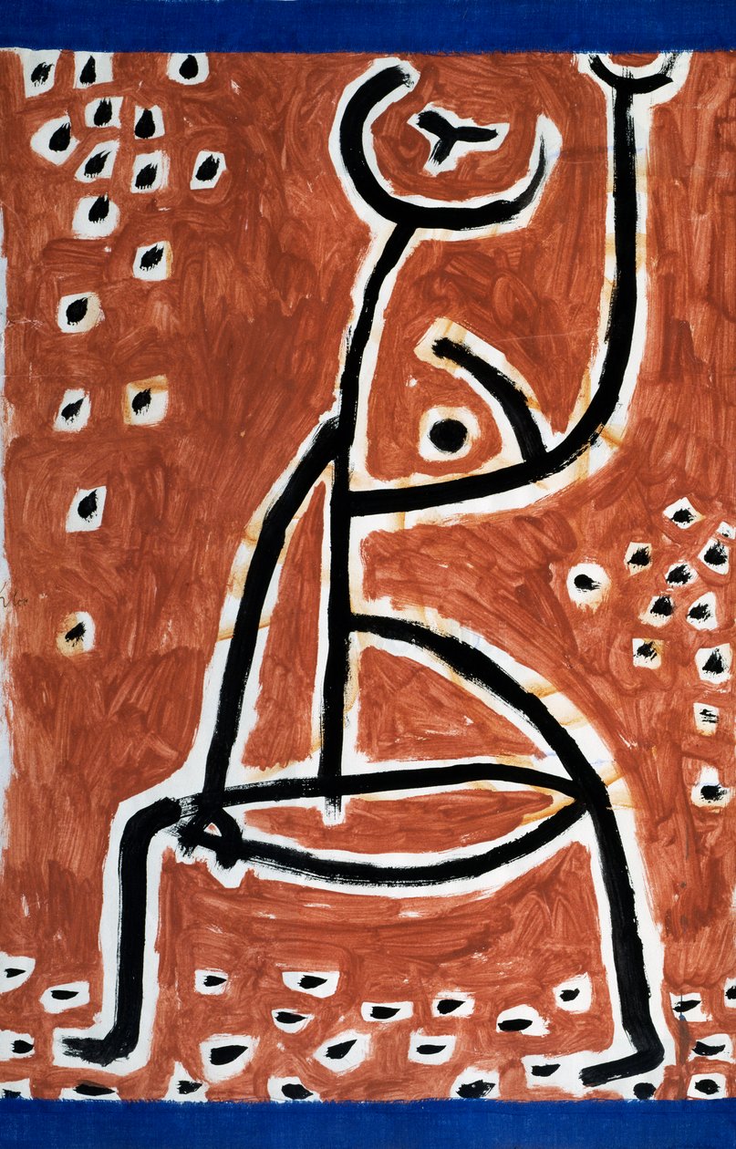 Mujer del deporte de Paul Klee