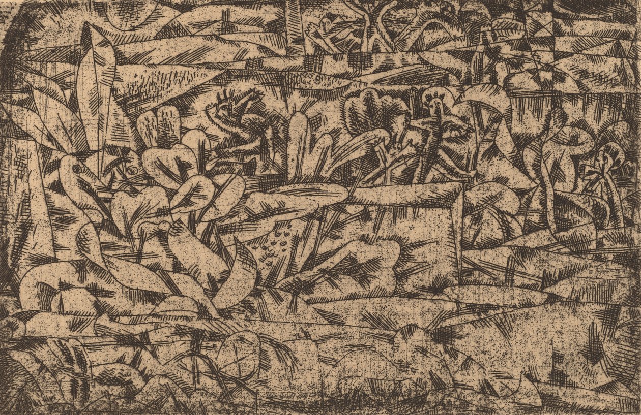 Jardín de la pasión, 1913 de Paul Klee
