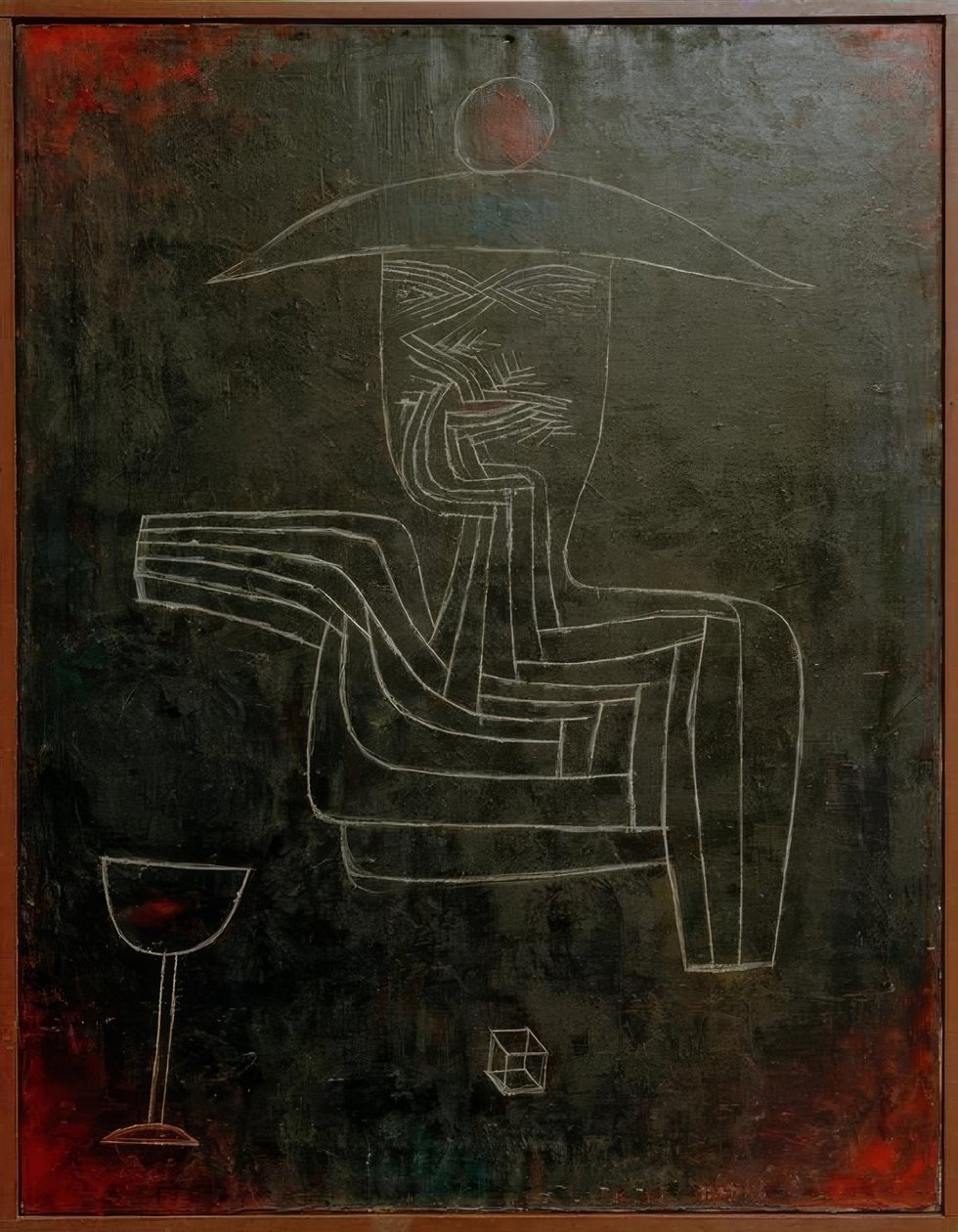 Espíritu con vino y juego de Paul Klee