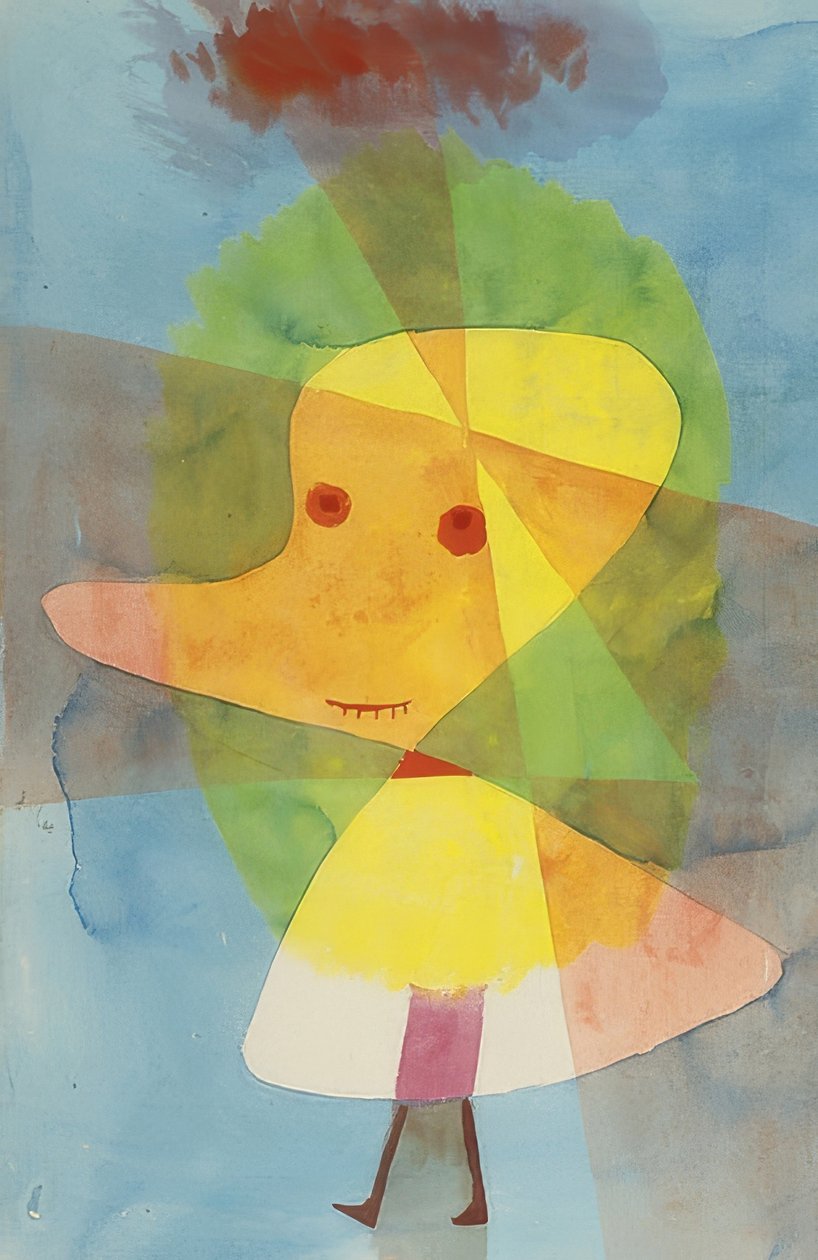 Pequeño espíritu del jardín. 1929 de Paul Klee