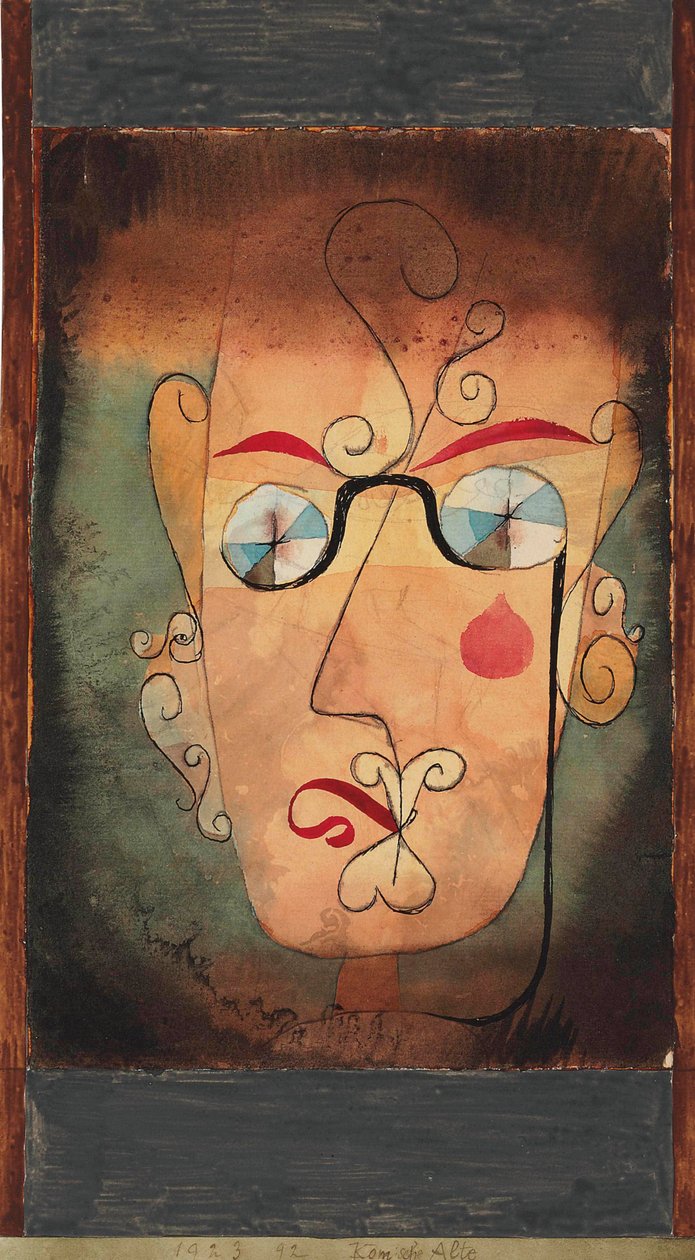 Komische Alte, mujer cómica vieja, 1923 de Paul Klee