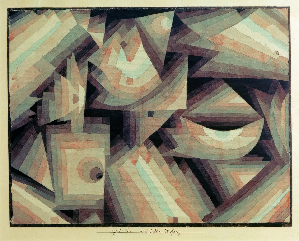 Gradación de cristal de Paul Klee