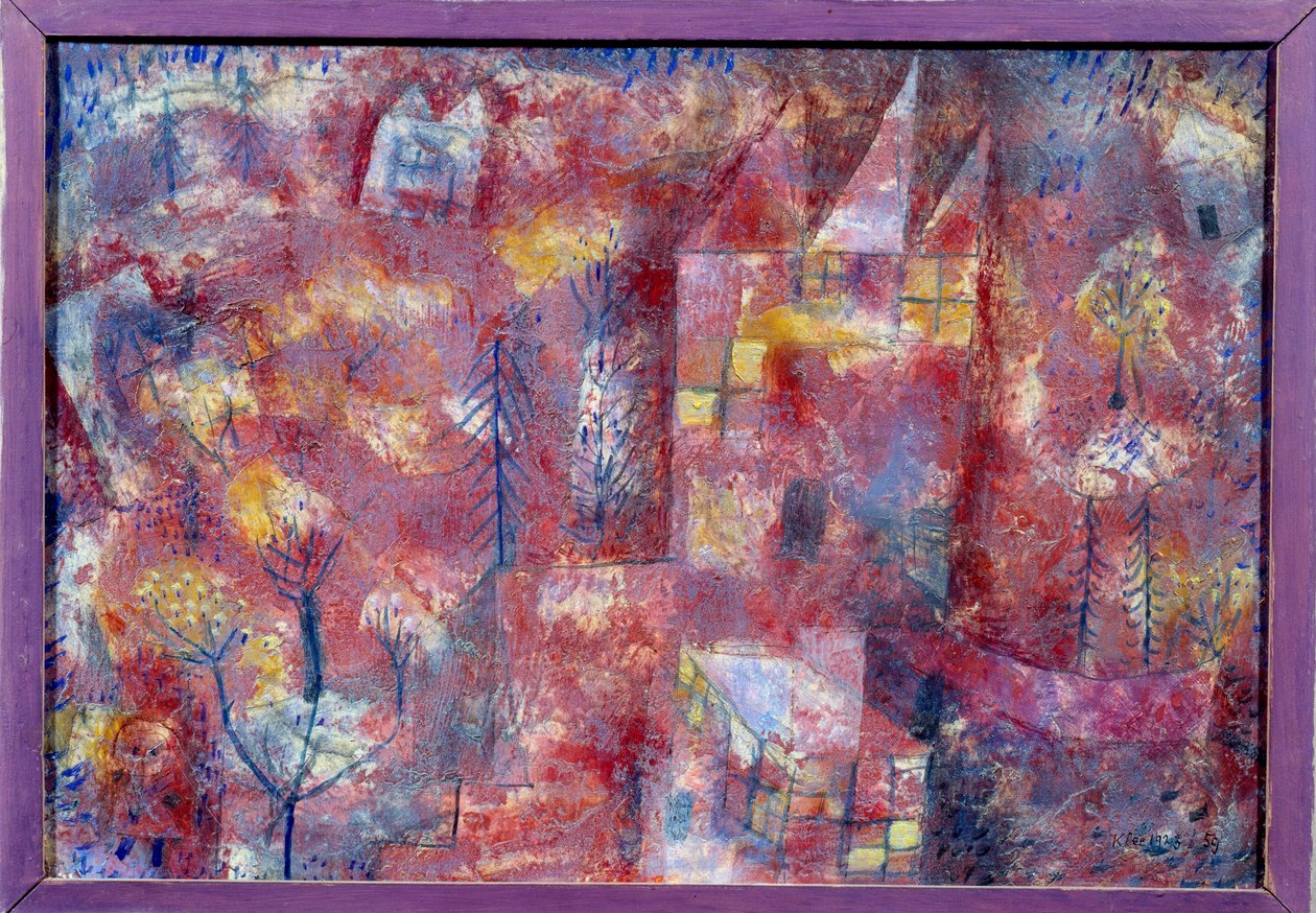 Paisaje en el Niño de Paul Klee