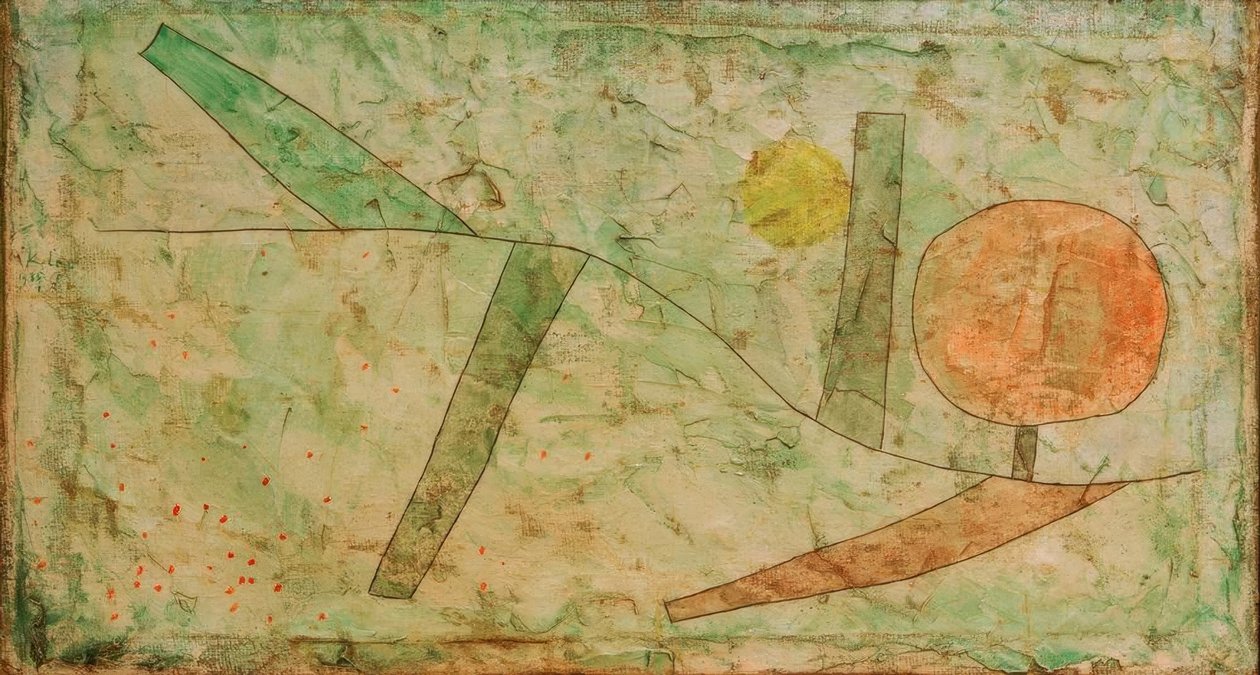 Paisaje al principio de Paul Klee