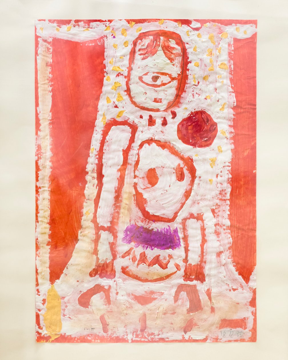 Mädchen mit Ansteckblume (niña con broche) de Paul Klee