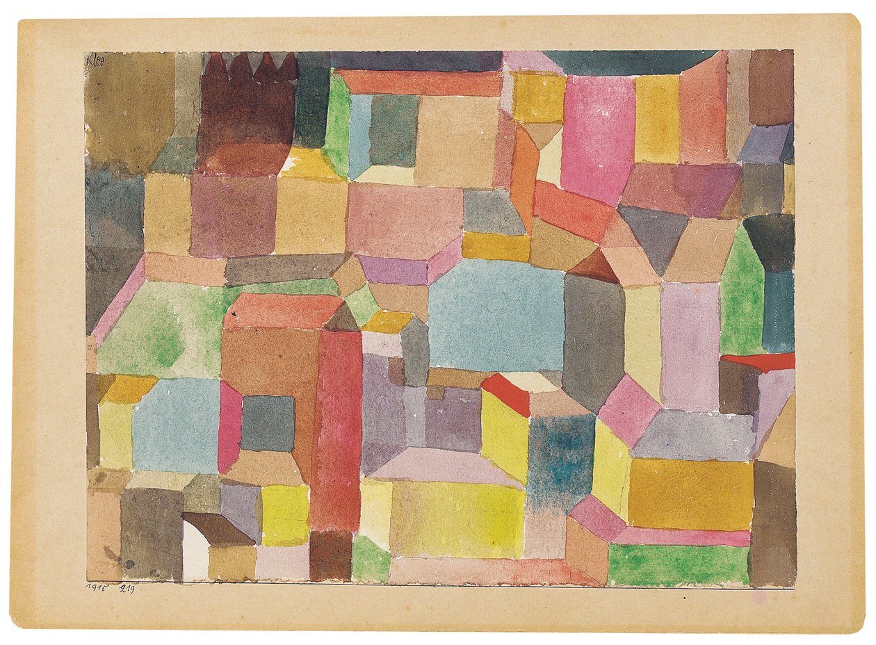 Ciudad medieval de Paul Klee