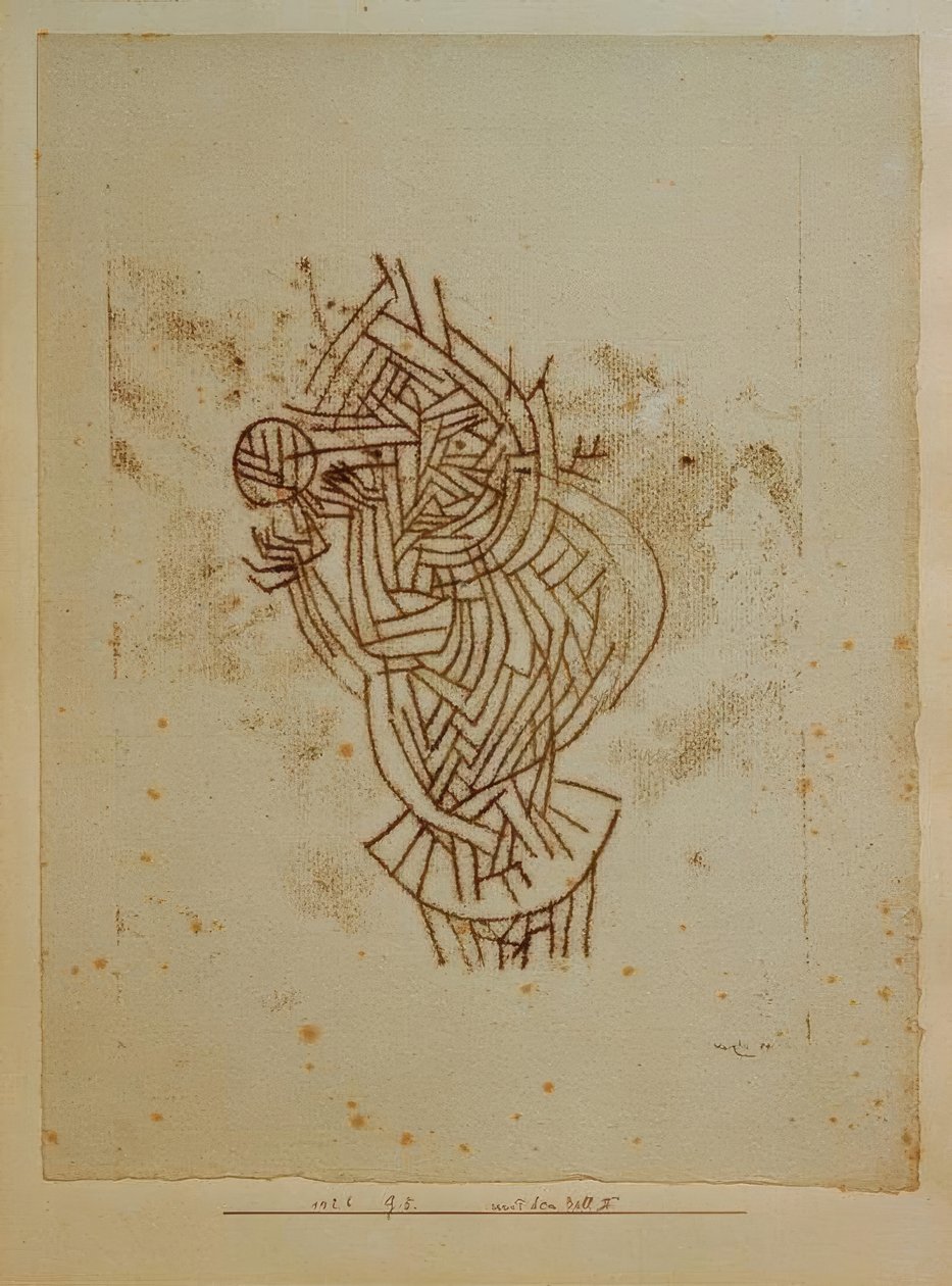 Con la pelota II de Paul Klee