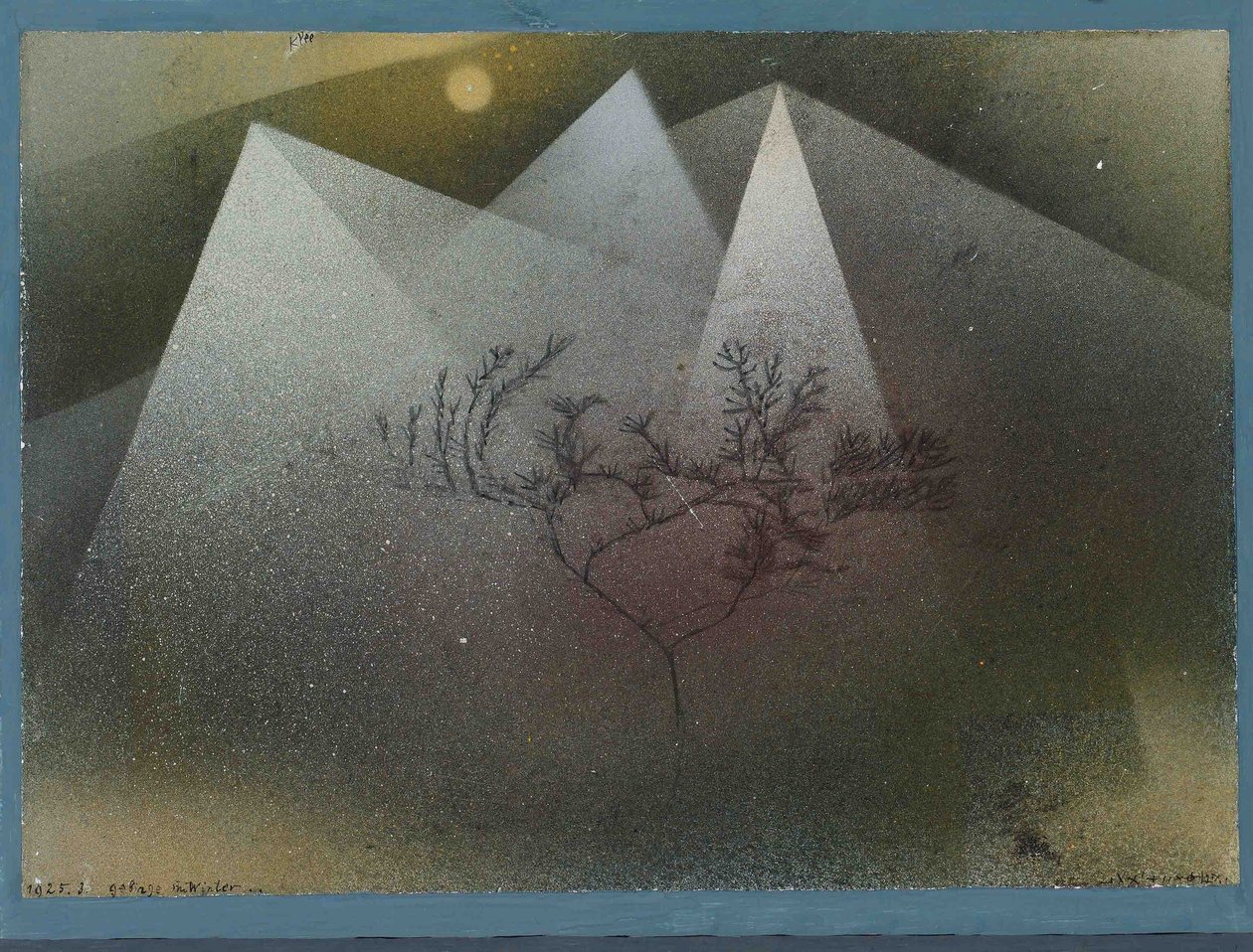 Montañas en invierno, 1925 de Paul Klee